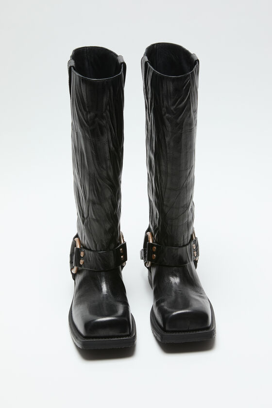 Acne Studios Lederstiefel mit Schnalle Angebote