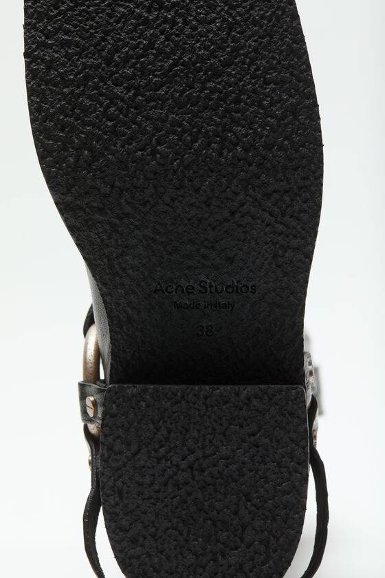Acne Studios Lederstiefel mit Schnalle Angebote