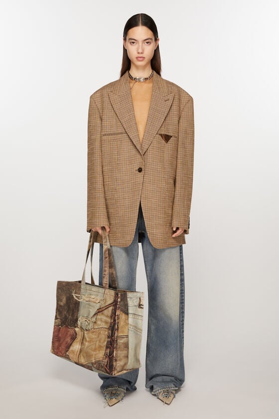 Acne Studios Umhängetasche mit Logo Fabrikverkauf