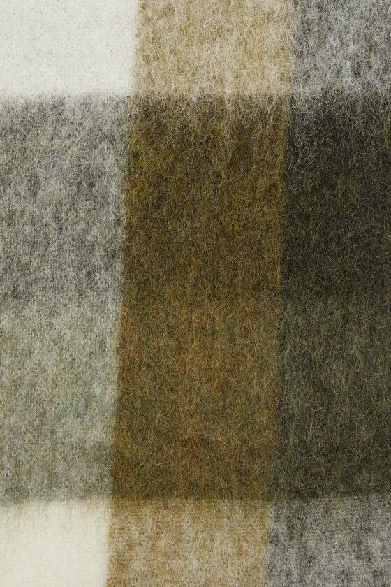 Acne Studios Karierter Schal aus Mohair Limitierter Zeitrabatt