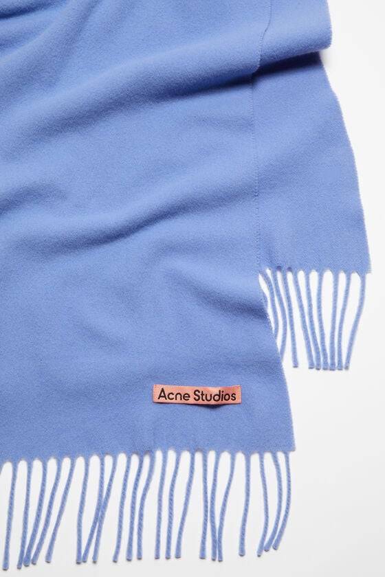 Acne Studios Schmaler Fransen-Schal aus Wolle Günstig kaufen