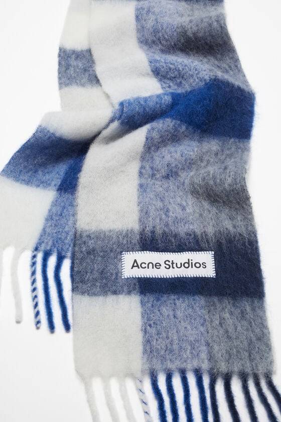 Acne Studios Karierter Schal aus Mohair Versandkostenfrei