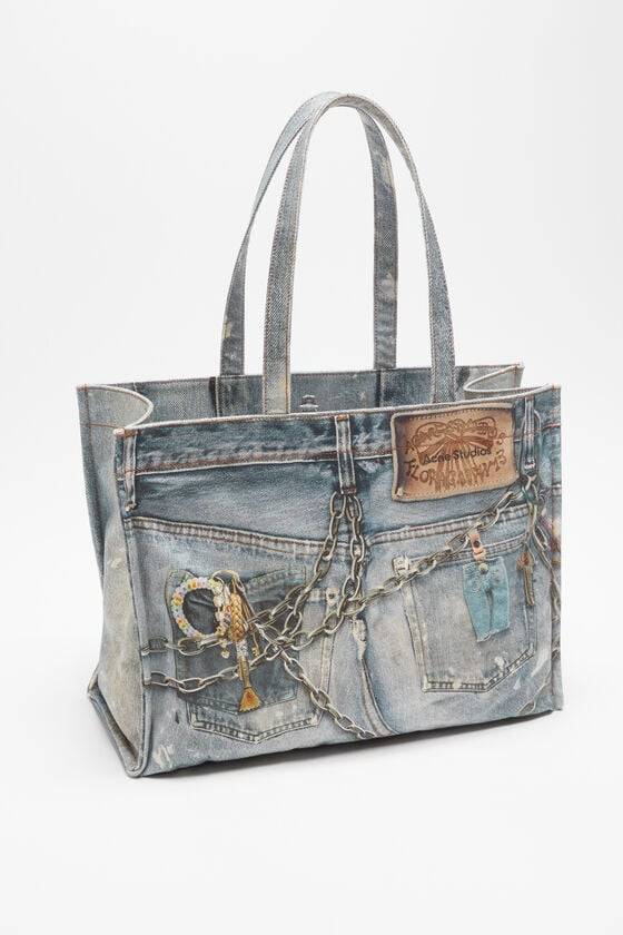 Acne Studios Bedruckte Tote Bag Flash Sale