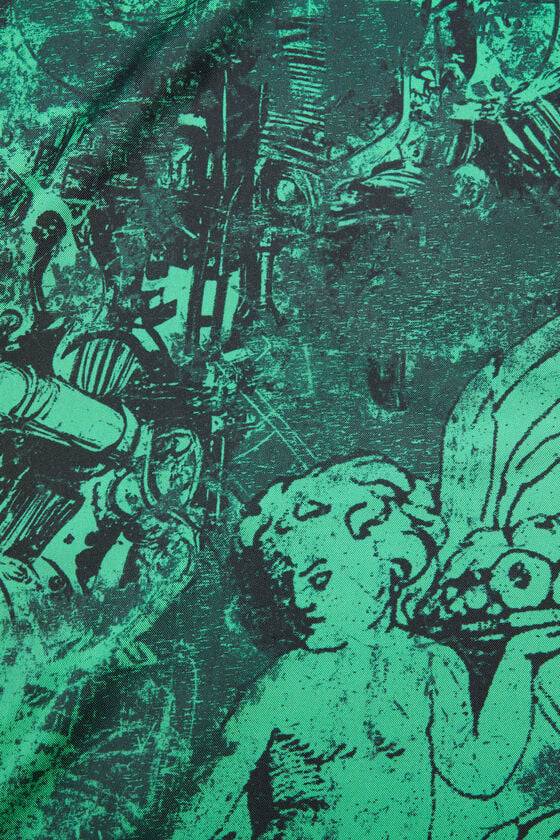 Acne Studios Printed silk scarf Laufsteg-Show Online Shopping