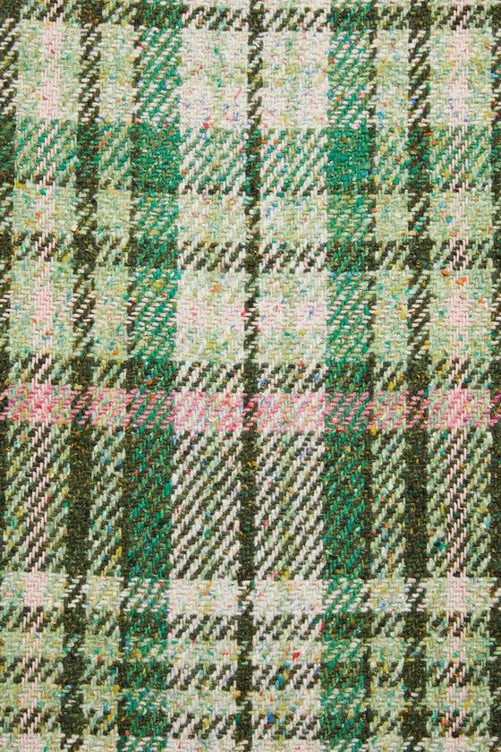 Acne Studios Fransen-Schal mit Karomuster Cyber Monday