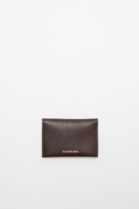 Acne Studios Gefaltete Lederbrieftasche Lagerräumung