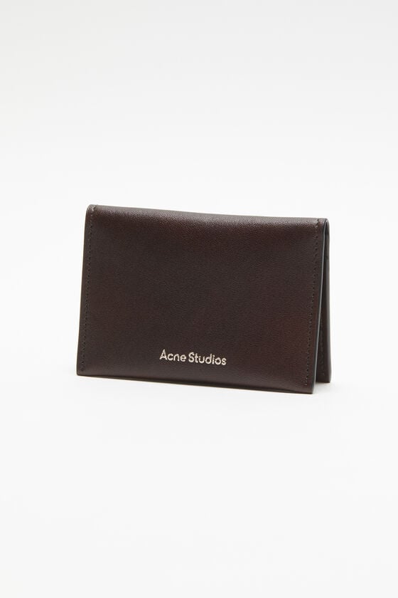 Acne Studios Gefaltete Lederbrieftasche Lagerräumung