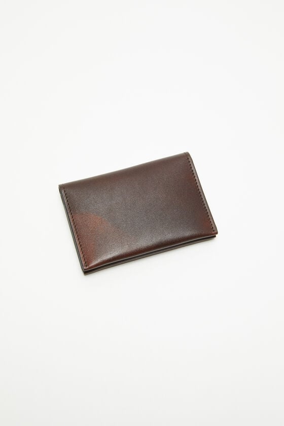 Acne Studios Gefaltete Lederbrieftasche Lagerräumung
