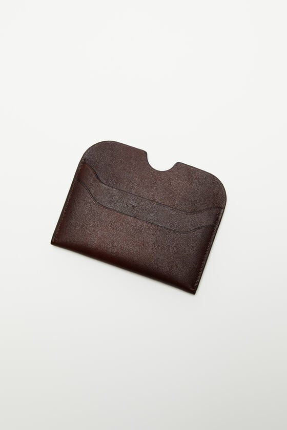 Acne Studios Ledernes Karten-Etui Neueste Mode