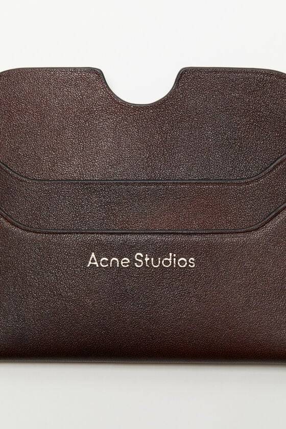 Acne Studios Ledernes Karten-Etui Neueste Mode