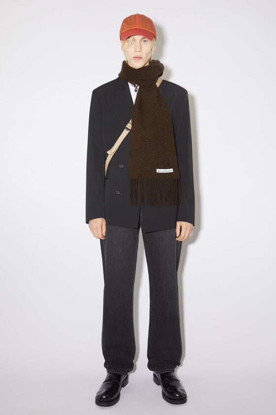 Acne Studios Fransen-Schal aus Wolle Riesige Ersparnisse