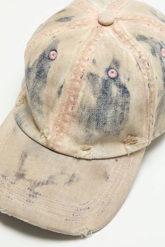 Acne Studios Kappe aus beschichtetem Denim VIP-Rabatte
