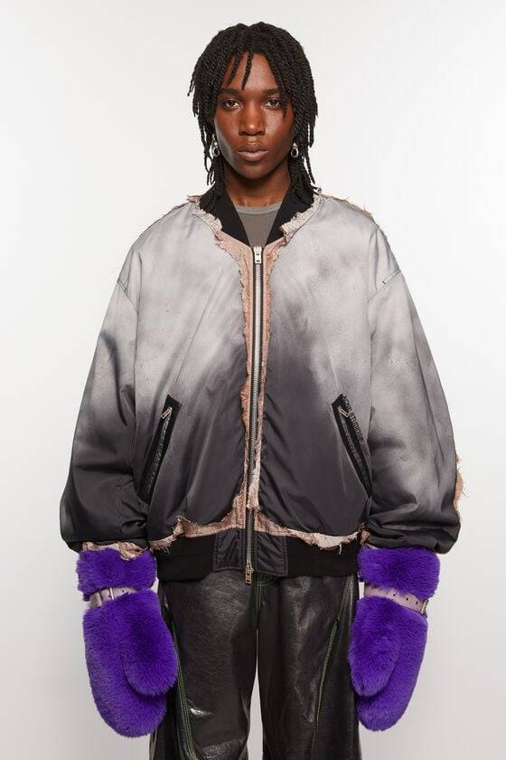 Acne Studios Flauschige Fäustlinge mit Schnalle Tiefpreis