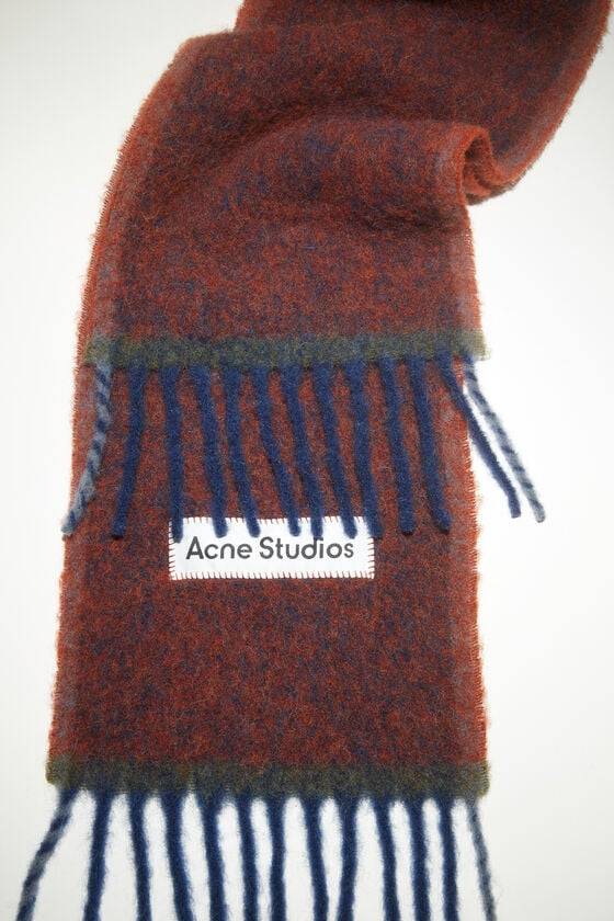 Acne Studios Woll-Mohair-Schal – Schmal Begrenzte Freigabe