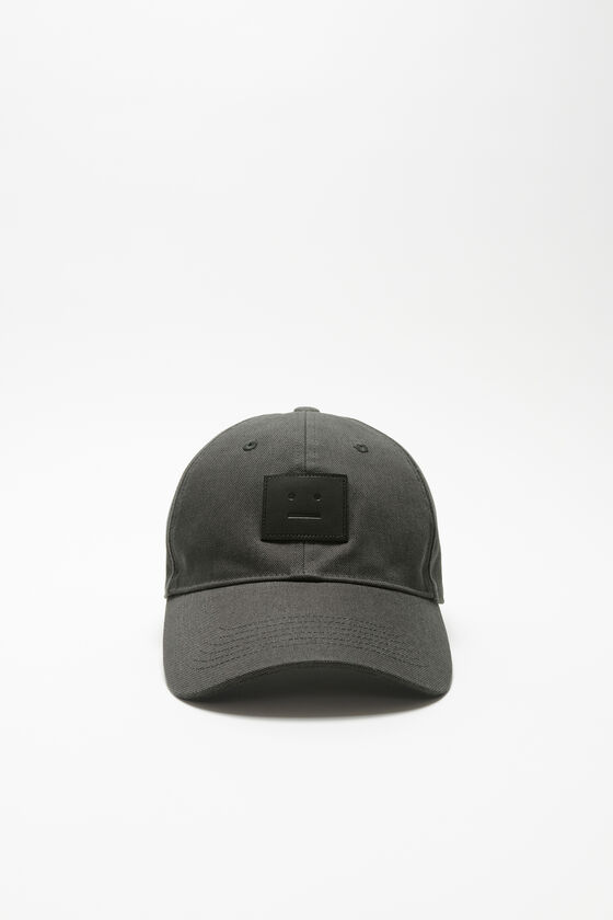 Acne Studios Leder Face-Patch Kappe Letzte 3 Tage