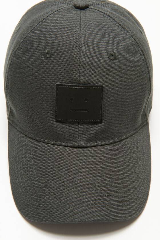 Acne Studios Leder Face-Patch Kappe Letzte 3 Tage