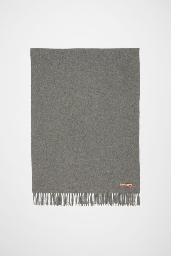 Acne Studios Oversized-Wollschal mit Fransen 50% Rabatt mit kostenlosem Versand