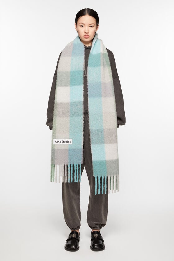 Acne Studios Karierter Schal aus Mohair 2025