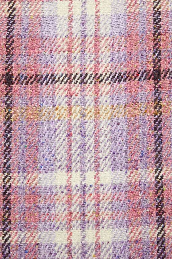 Acne Studios Fransen-Schal mit Karomuster Online