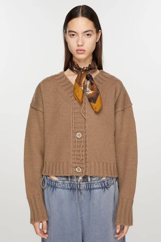 Acne Studios Bedruckter Seidenschal Schlussverkauf