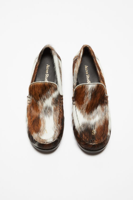 Acne Studios Loafer aus Leder Günstiger Verkauf