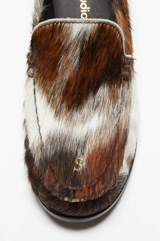 Acne Studios Loafer aus Leder Günstiger Verkauf