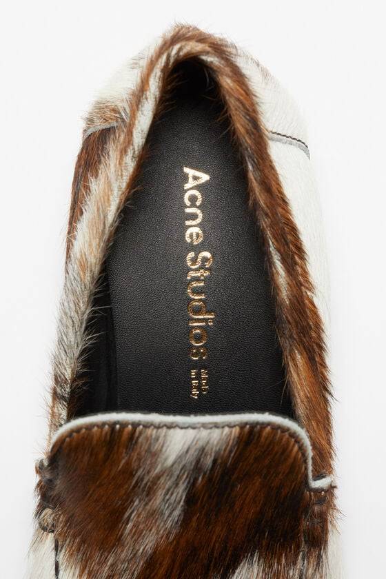 Acne Studios Loafer aus Leder Günstiger Verkauf