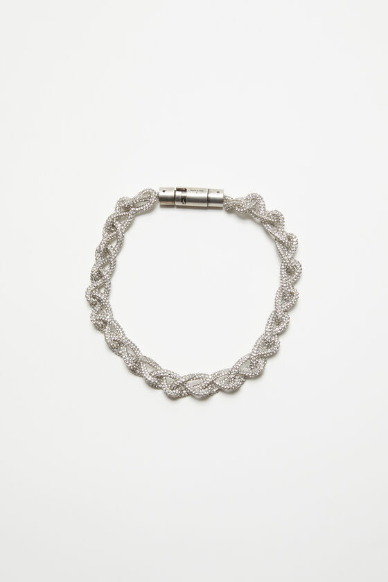 Acne Studios Halskette mit Kristallkordeldesign Limitierter Zeitrabatt