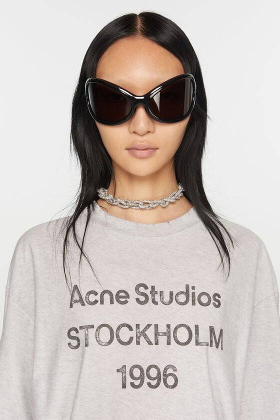 Acne Studios Halskette mit Kristallkordeldesign Limitierter Zeitrabatt
