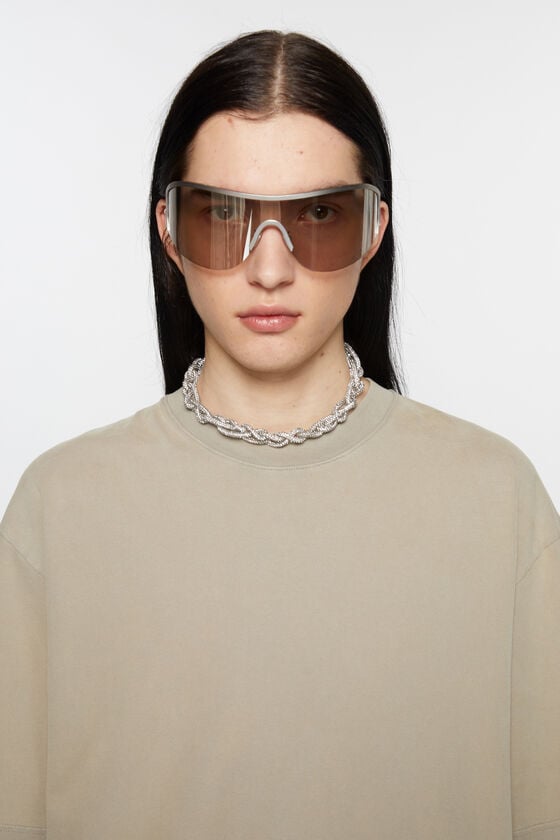 Acne Studios Halskette mit Kristallkordeldesign Limitierter Zeitrabatt