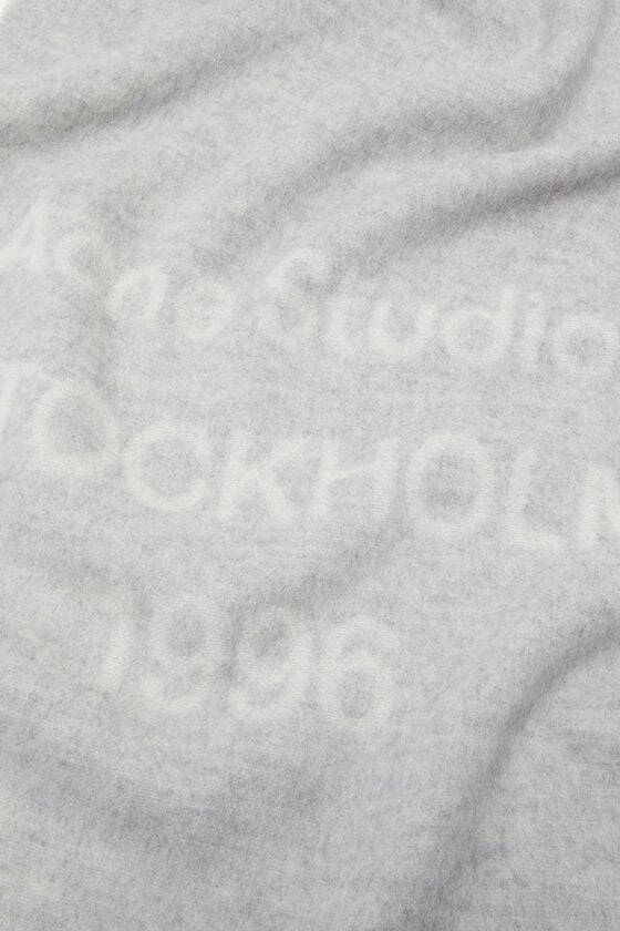 Acne Studios Logo wool scarf Günstig kaufen