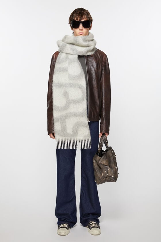 Acne Studios Logo-Schal Versandkostenfrei