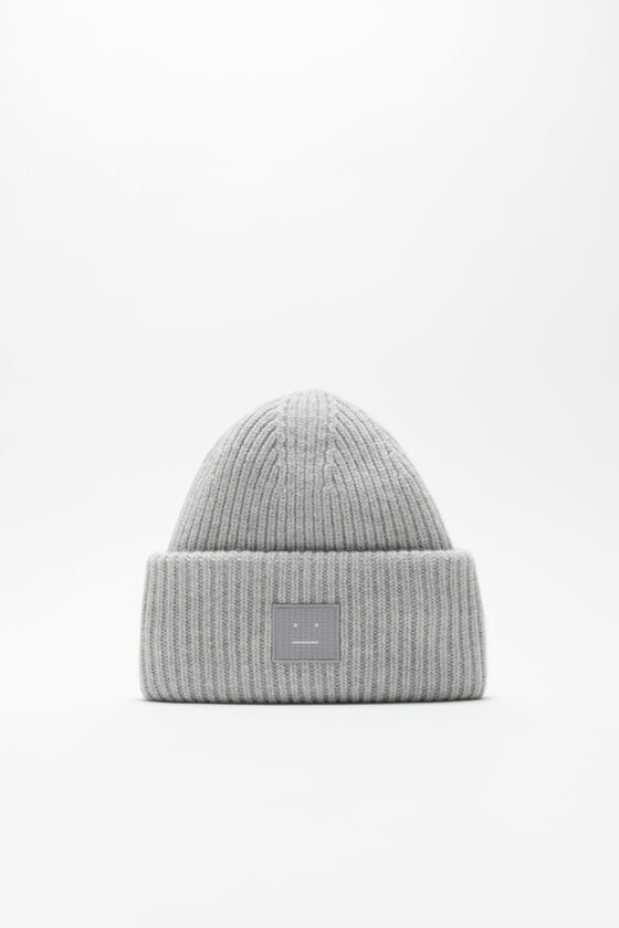 Acne Studios Mütze mit großem Face-Logo Großer Ausverkauf