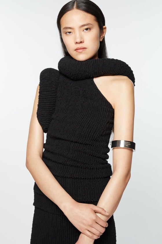 Acne Studios Manschettenarmband aus Leder Laufsteg-Show Black Friday