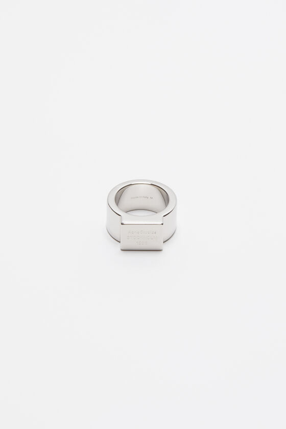 Acne Studios Siegelring mit Logo-Gravur Muttertagsangebot