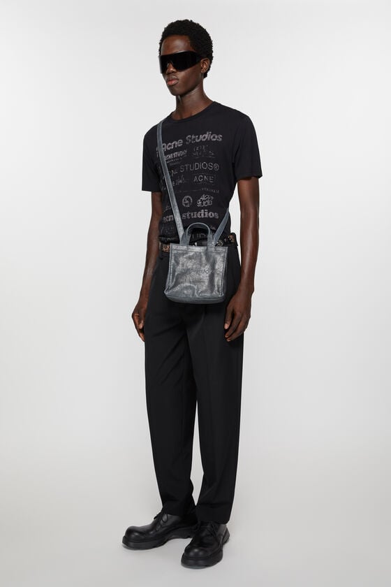Acne Studios Mini-Schultertasche mit Logo Top Angebot