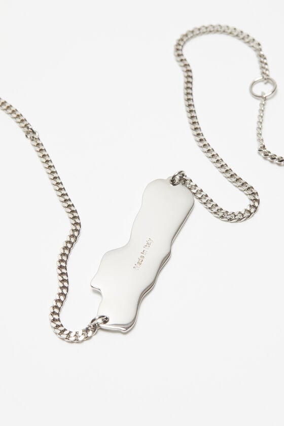 Acne Studios Halskette mit Logo-Label Online Outlet