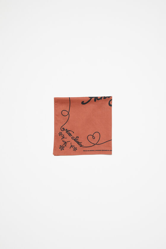Acne Studios Leichter Schal mit Print Blitzangebot