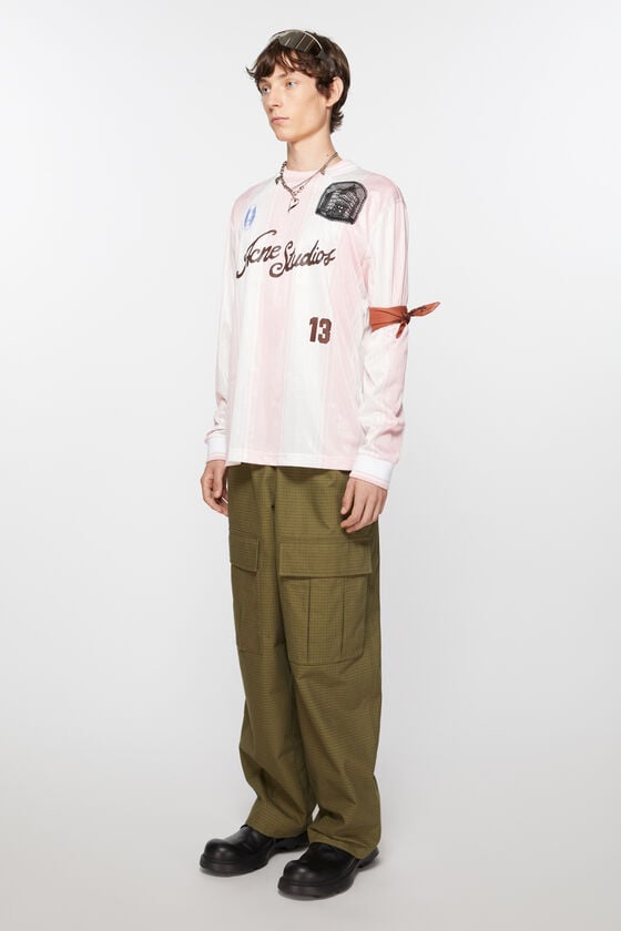 Acne Studios Leichter Schal mit Print Blitzangebot