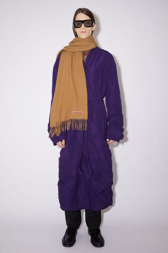 Acne Studios Schmaler Fransen-Schal aus Kaschmir Große Rabatte