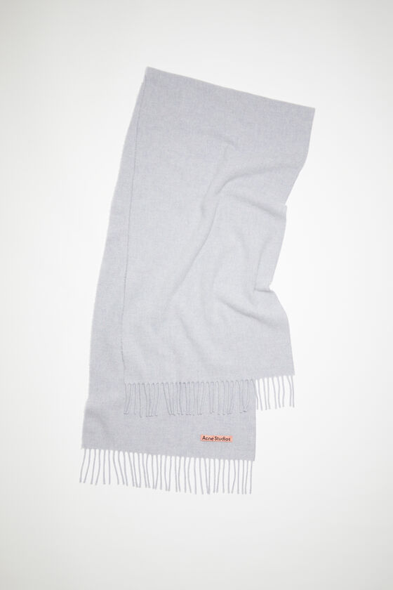 Acne Studios Schmaler Fransen-Schal aus Wolle Tägliche Deals