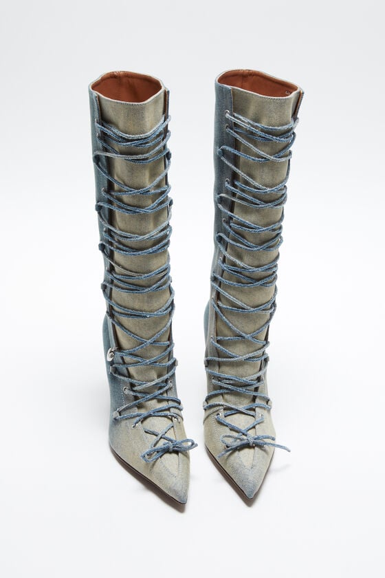 Acne Studios Schnürstiefel mit Absatz VIP-Rabatte