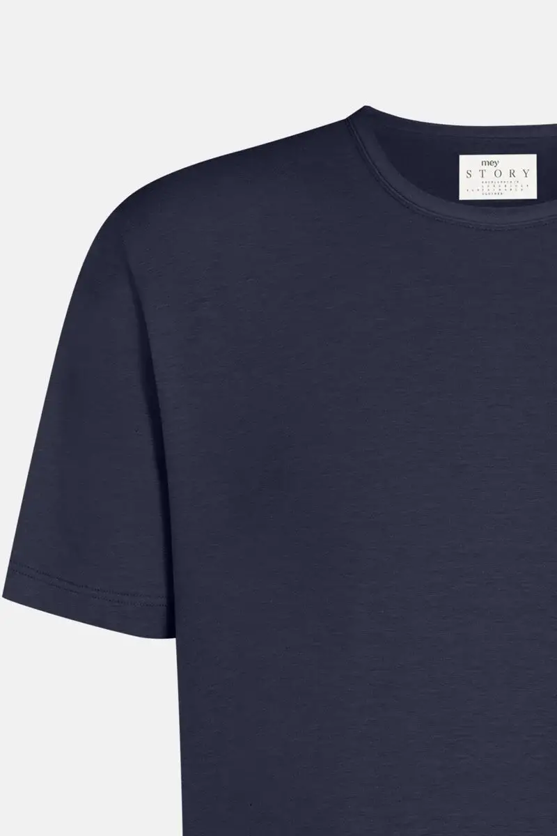 Merxx Crew Neck Shirt Serie Maglia Singola Tägliche Deals