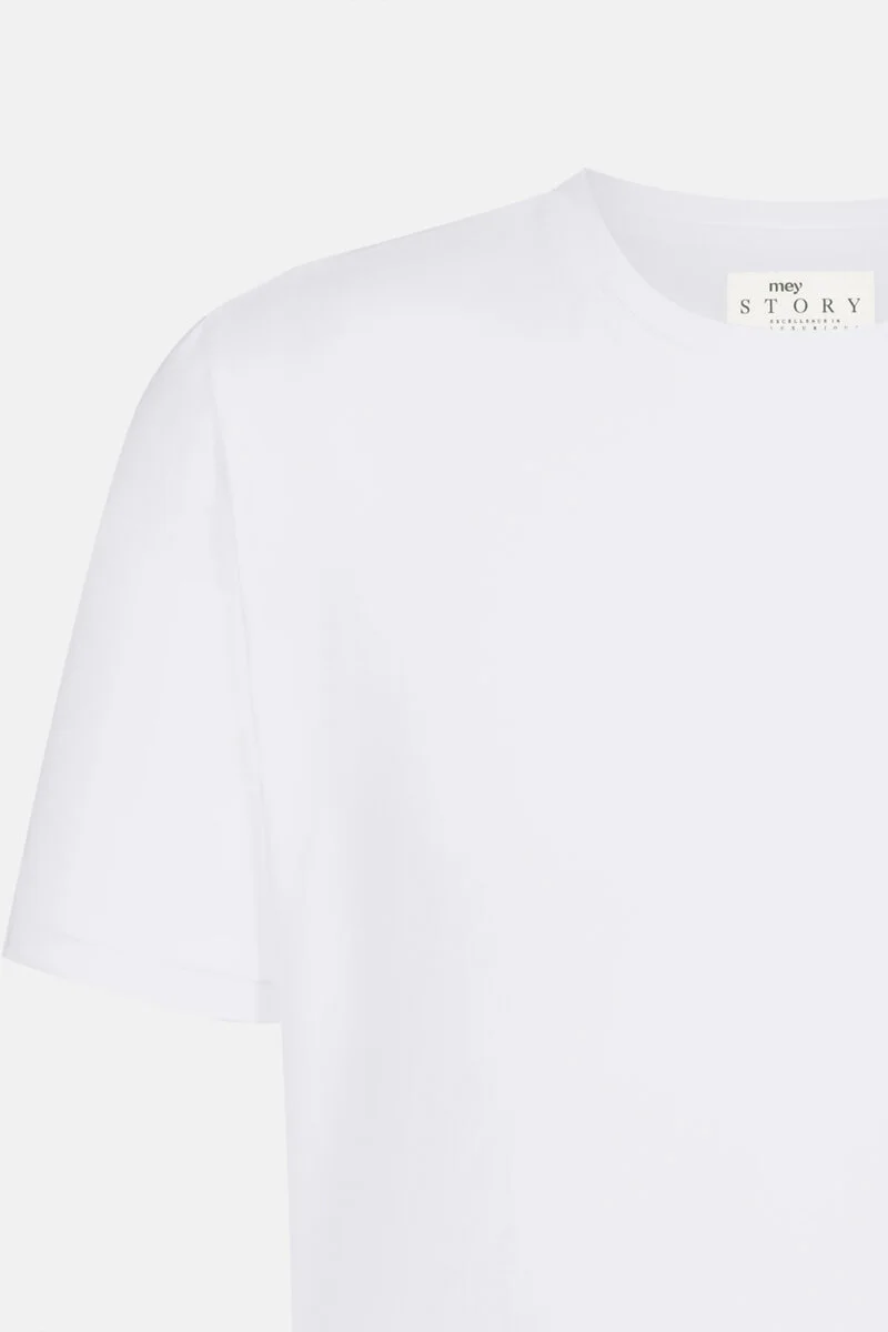 Merxx Crew Neck Shirt Serie Maglia Singola Kostenlose Rückgabe