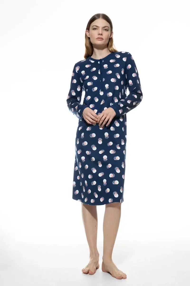 Merxx Nachthemd Serie Scribbled Dots Tägliche Deals