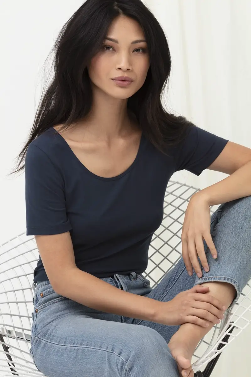 Merxx Shirt kurzarm Serie Cotton Pure VIP-Rabatte