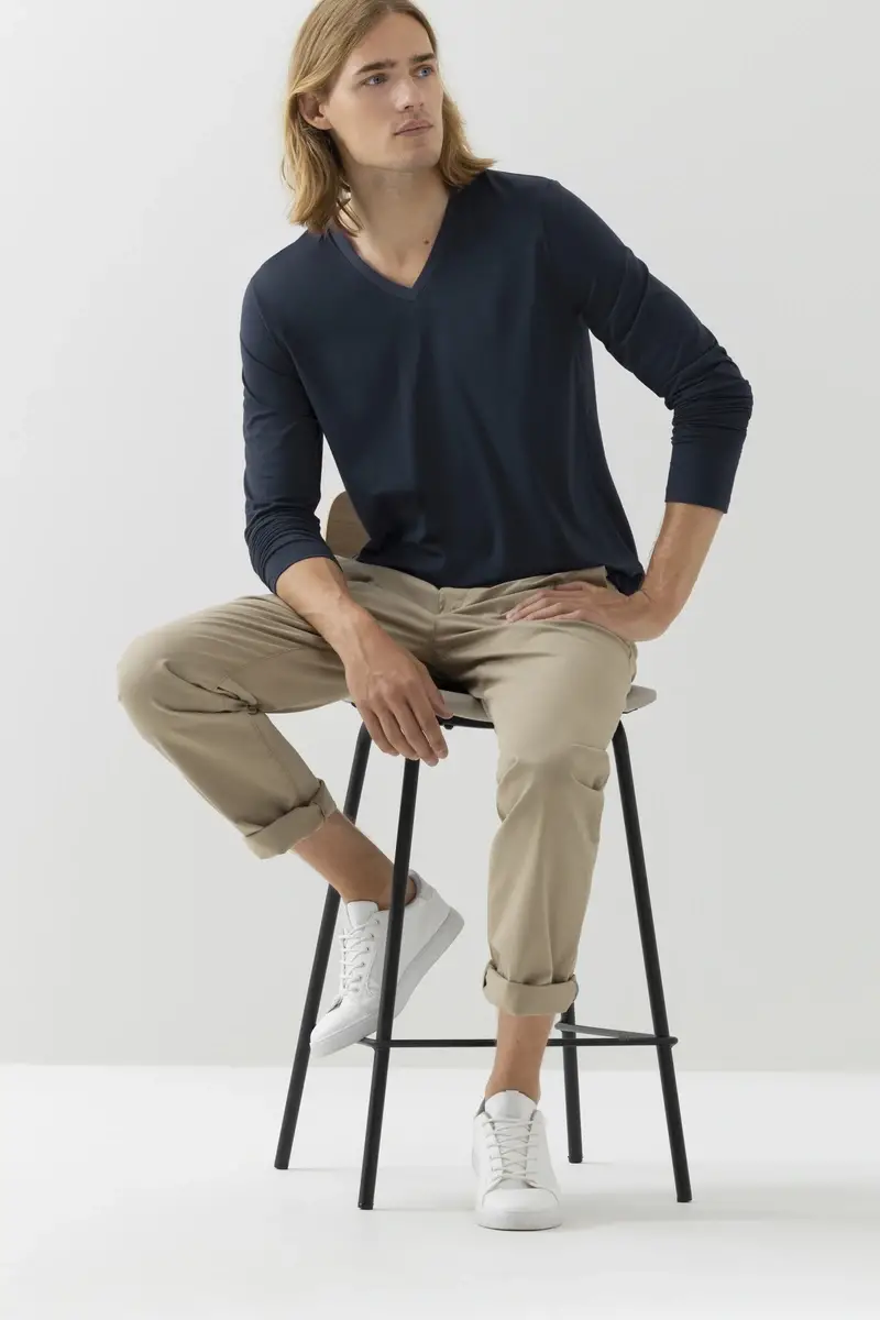 Merxx Langarm-Shirt Dry Cotton Colour Begrenztes Angebot