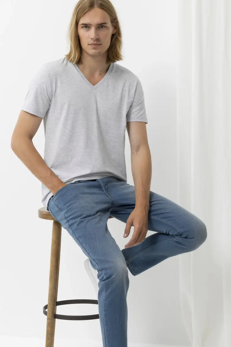 Merxx V-Neck Dry Cotton Colour Top Angebot