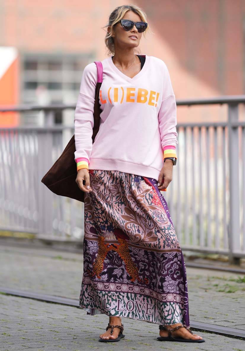 Miss Goodlife Maxirock Lilac Snake Osterangebot