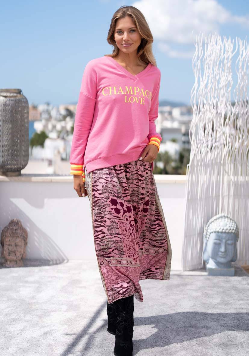 Miss Goodlife Maxirock Tiger Smile and Love Top Angebot